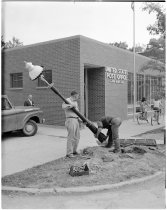 Installing street light
